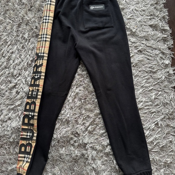Burberry Vintage Check Panel Cotton Jogging Pants and Sweater - XS - Picture 5 of 11